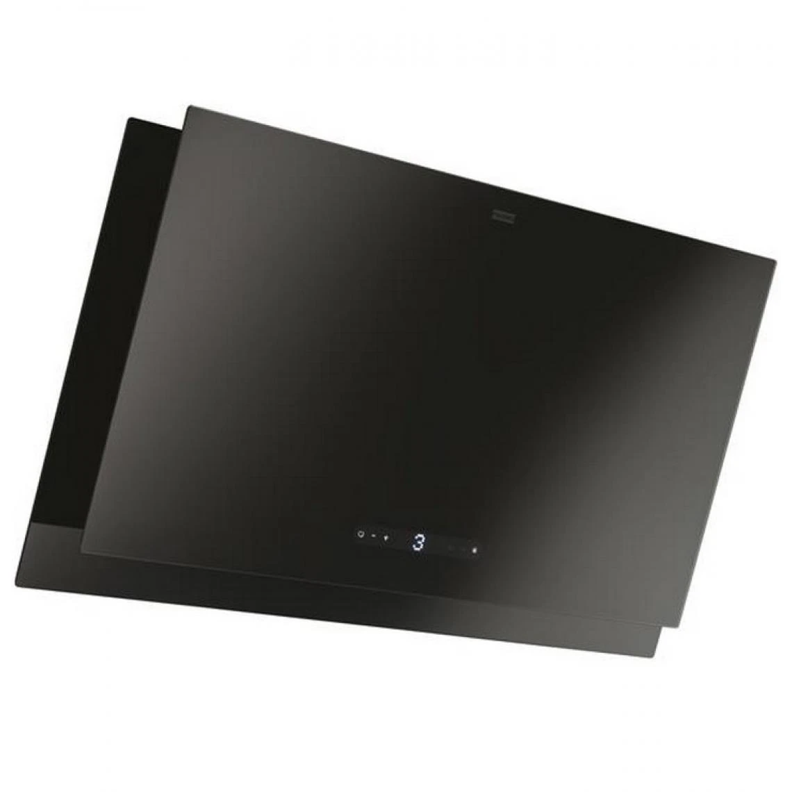 Hotte Décorative Inclinée 90cm 730m3/h Verre Noir - 551823 - FRANKE