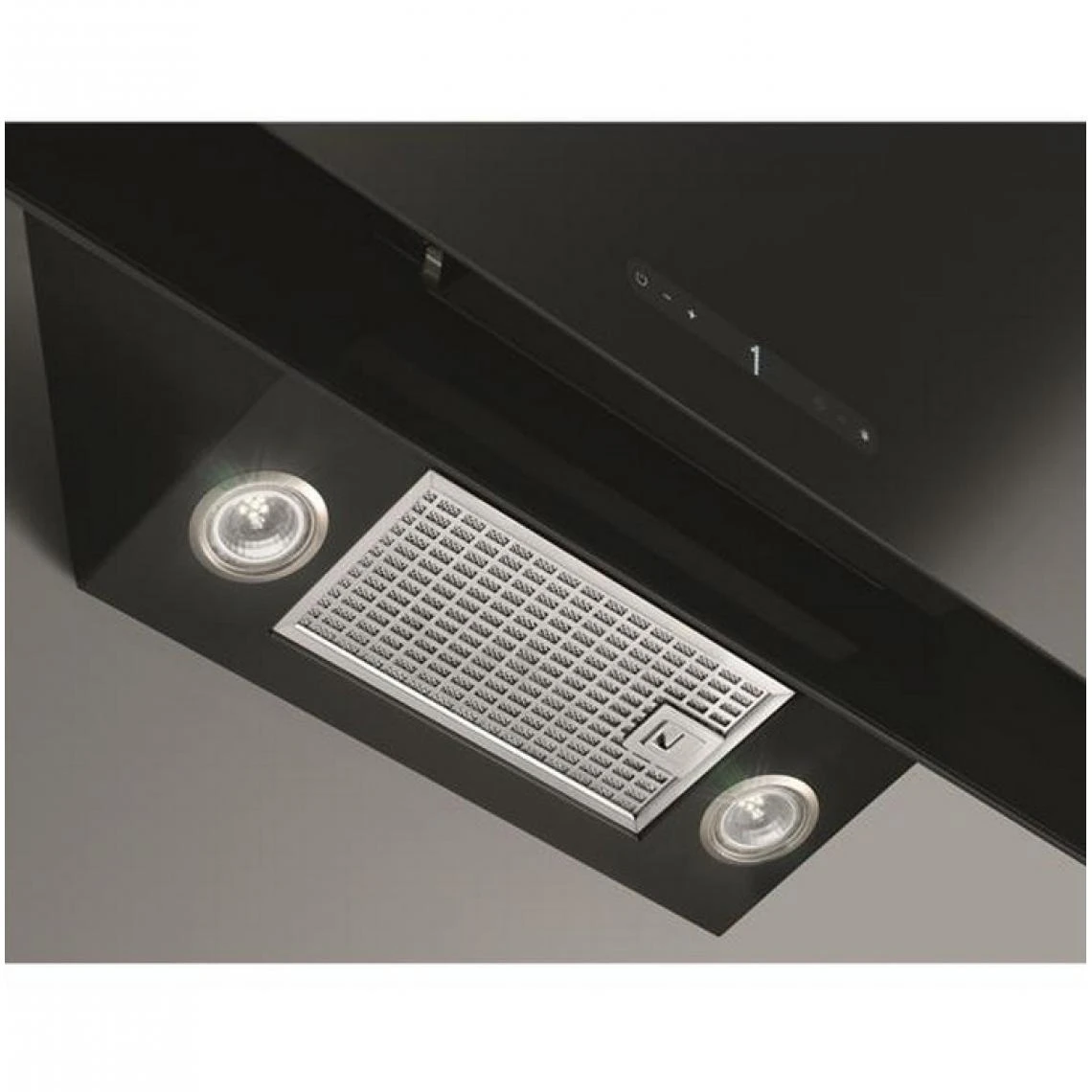 Hotte Décorative Inclinée 90cm 730m3/h Verre Noir - 551823 - FRANKE – Image 2