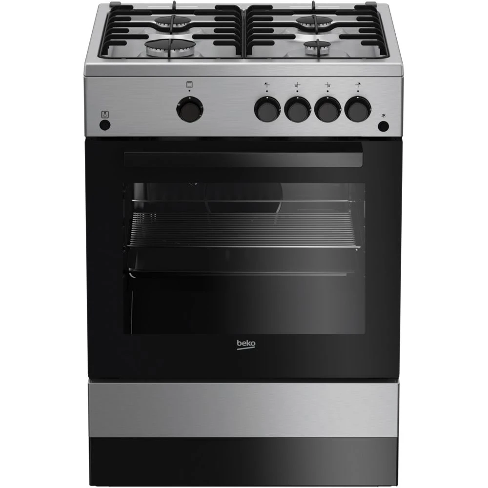 Cuisinière Gaz 66l 4 Feux Inox - Fsg62010fx - BEKO