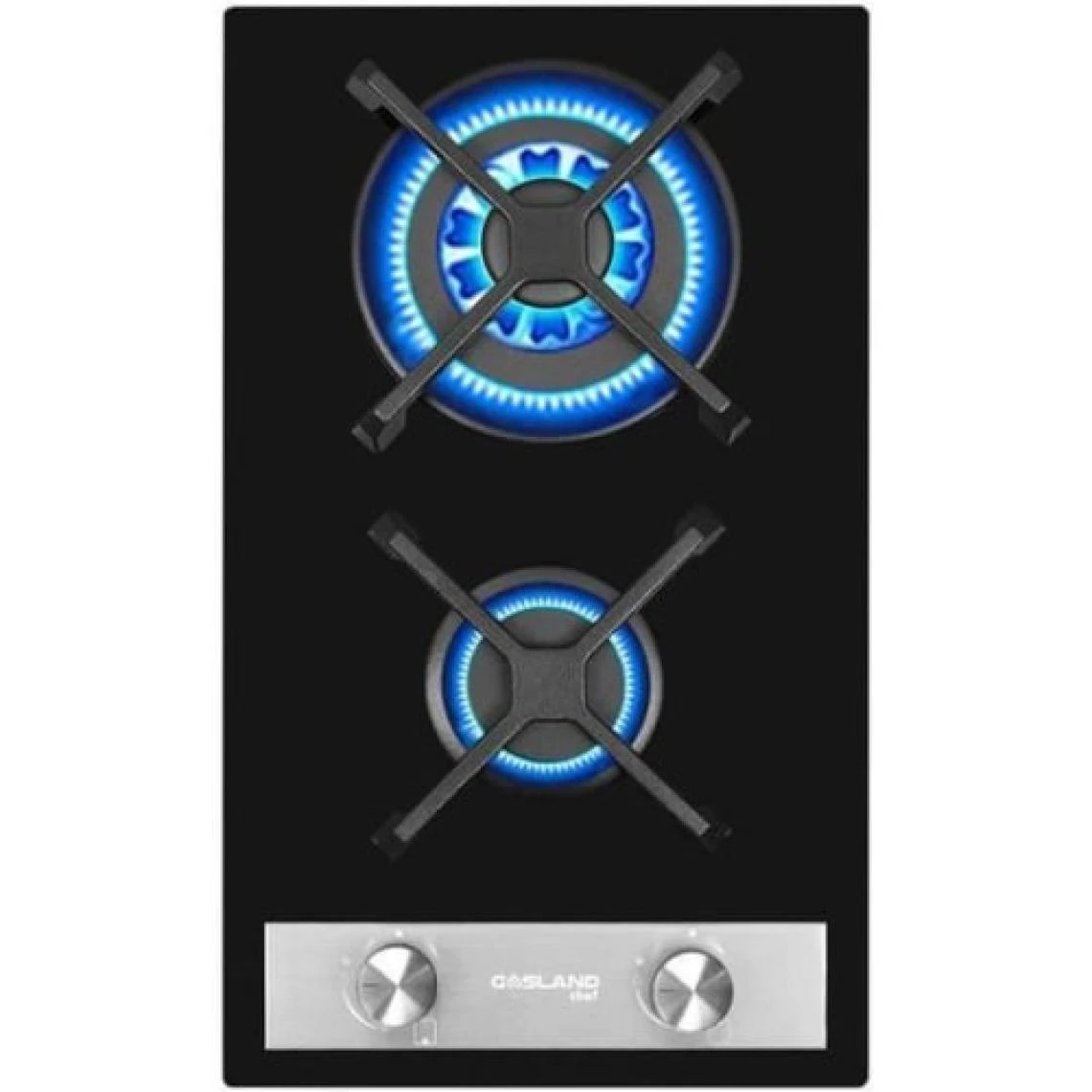 Autrement GH30BF Table De Cuisson 5200W 230V 30cm 2 Foyers Verre Trempé Noir