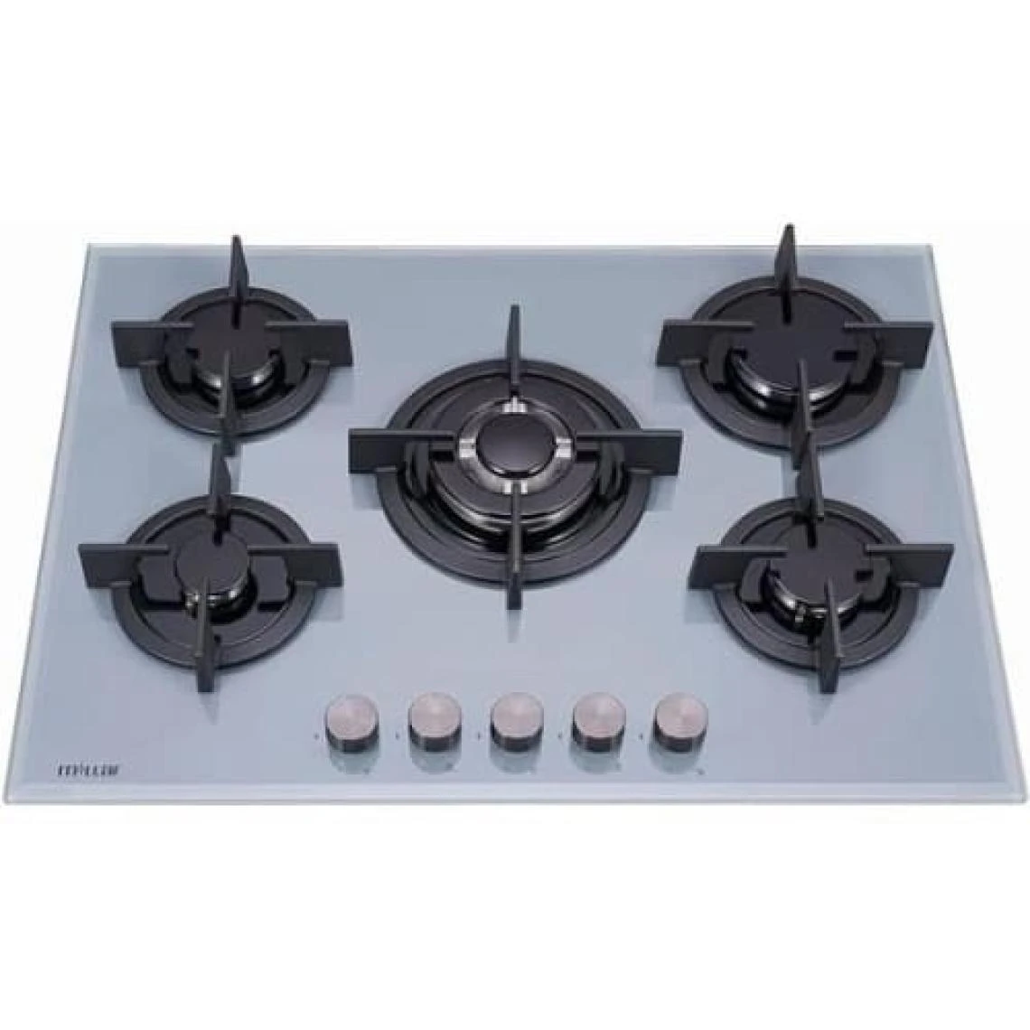 Autrement GH7051PA Table De Cuisson 3500W 230V Alimenté Au Gaz 5 Foyers Verre T...