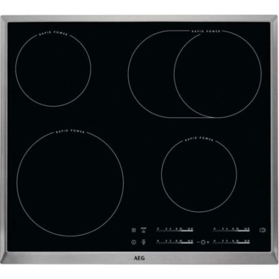 AEG HK654859XB Table De Cuisson 6400W 240V 60Hz Câble Électrique Encastr...