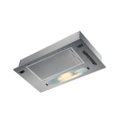 Webmarketpoint Hotte Aspirante Encastrable Sous Meuble, Coloris Gris 52,7x28,3 Cm