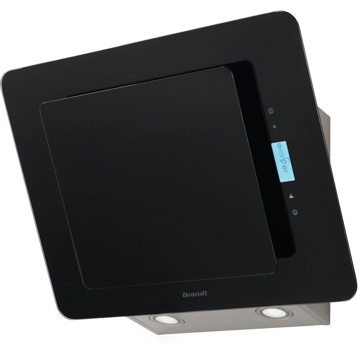 Brandt Hotte Décorative Murale Inclinée 60cm 69db 524m3/h Noir - Bhv6661b -...