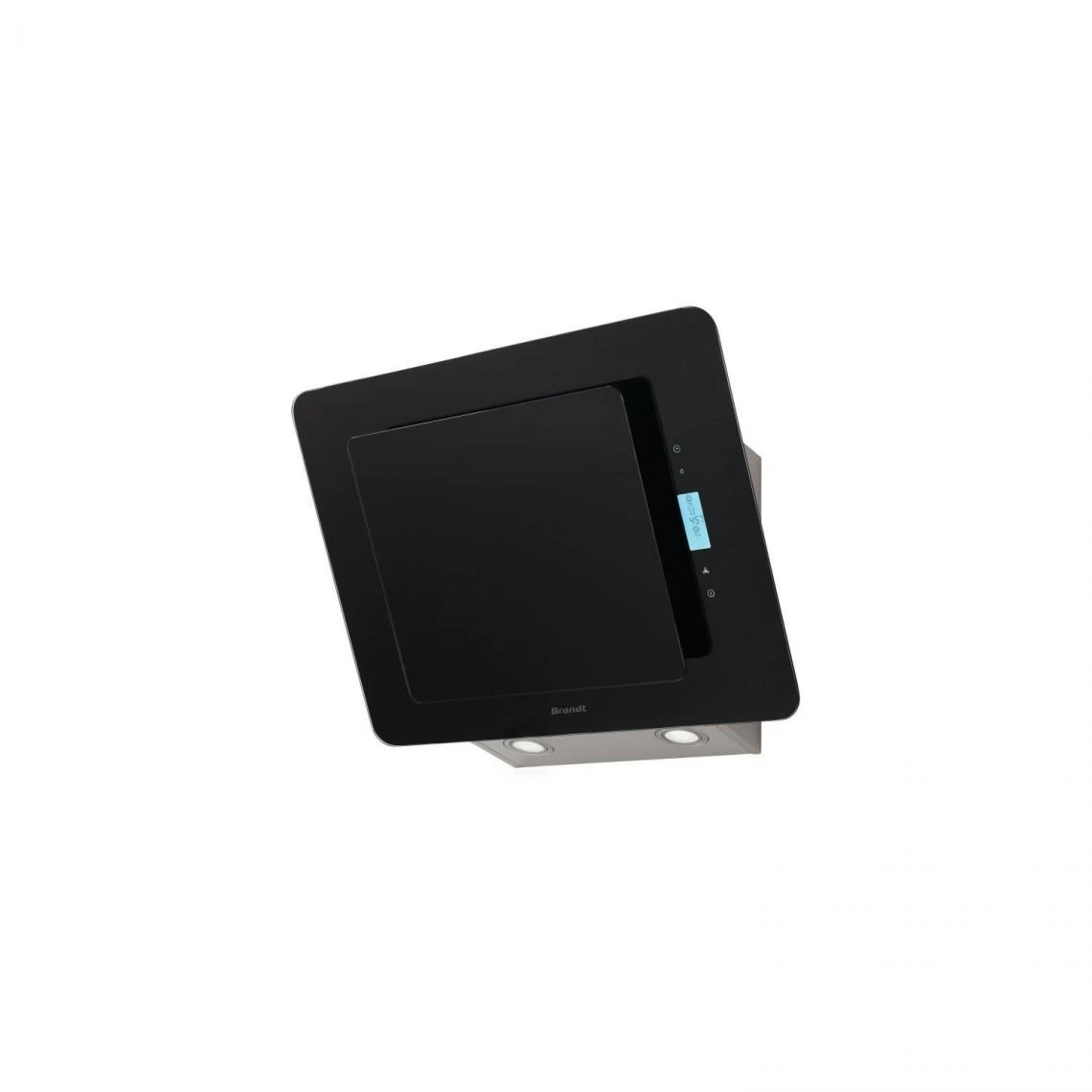 Brandt Hotte Décorative Murale Inclinée 60cm 69db 524m3/h Noir - Bhv6661b -... – Image 2