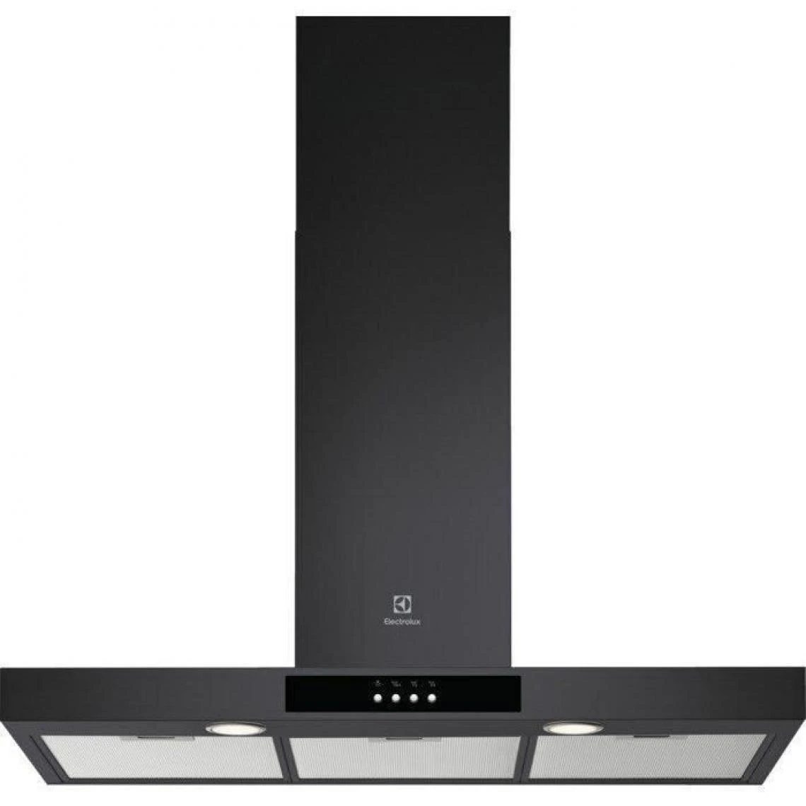 Hotte Décorative Murale 90cm 68db 600m3/h Noir - Lft429k - ELECTROLUX