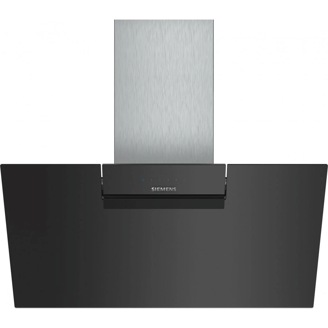 Siemens Hotte Décorative Inclinée 80cm 60db 399m3/h Noir - Lc87kem60 - SIEME...
