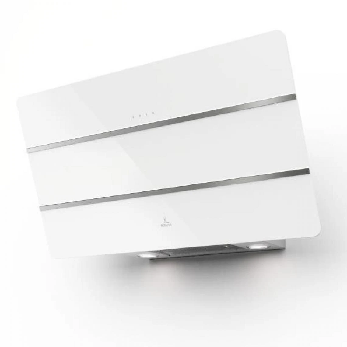 Hotte Décorative Inclinée 80cm 580m3/h Blanc - 5630306 - ROBLIN