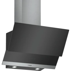 Hotte Décorative Inclinée 60cm 530m3/h Noir - Dwk065g60 - BOSCH