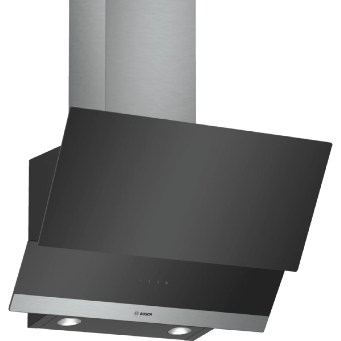 Hotte Décorative Inclinée 60cm 530m3/h Noir - Dwk065g60 - BOSCH