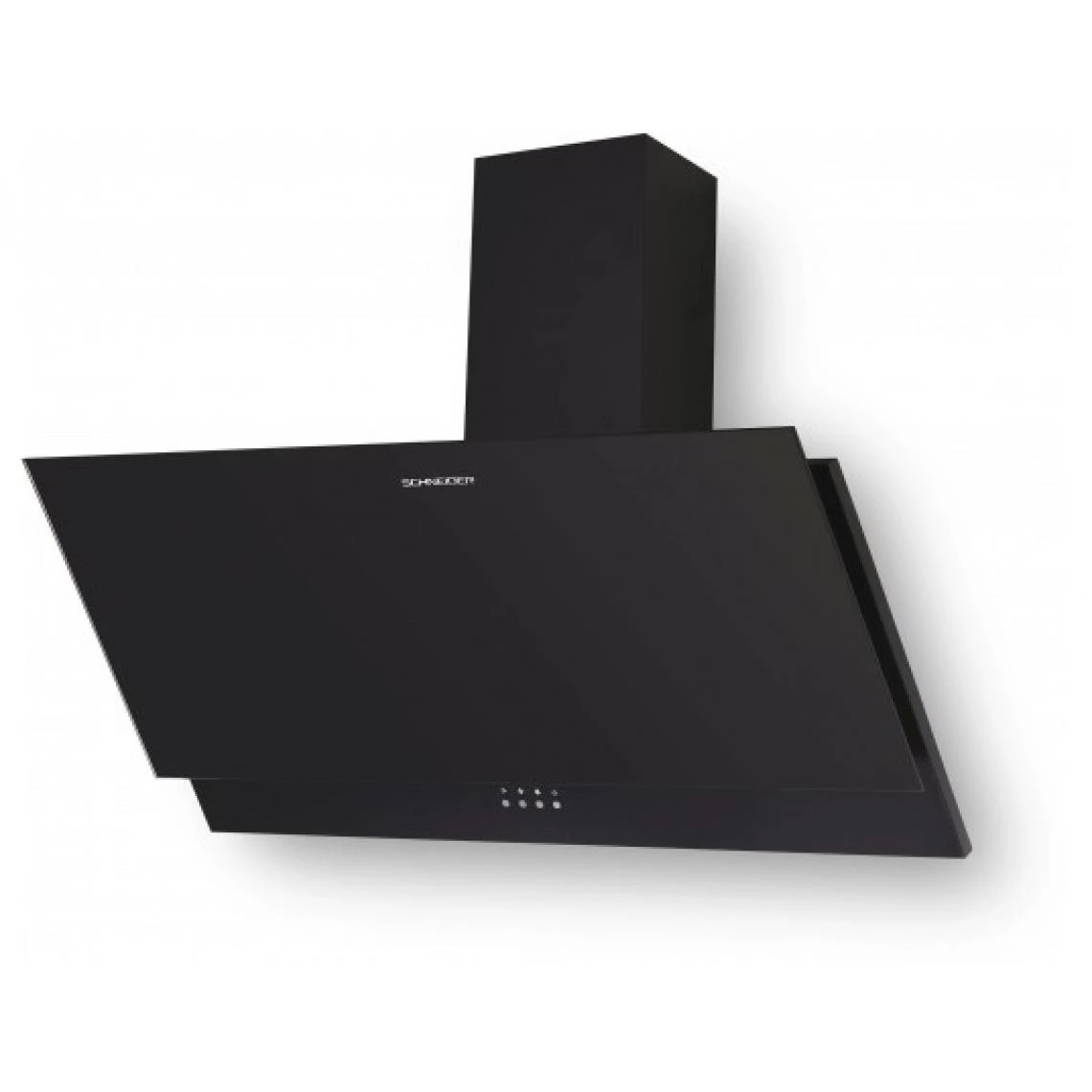 Schneider® Hotte Decorative Murale SCHD2A90EBS Pan Incliné 90 Cm Noire