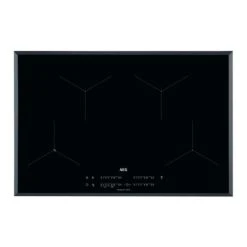 AEG IAE84431FB Table De Cuisson 3200W 4 Foyers Câble Électrique Verre No...