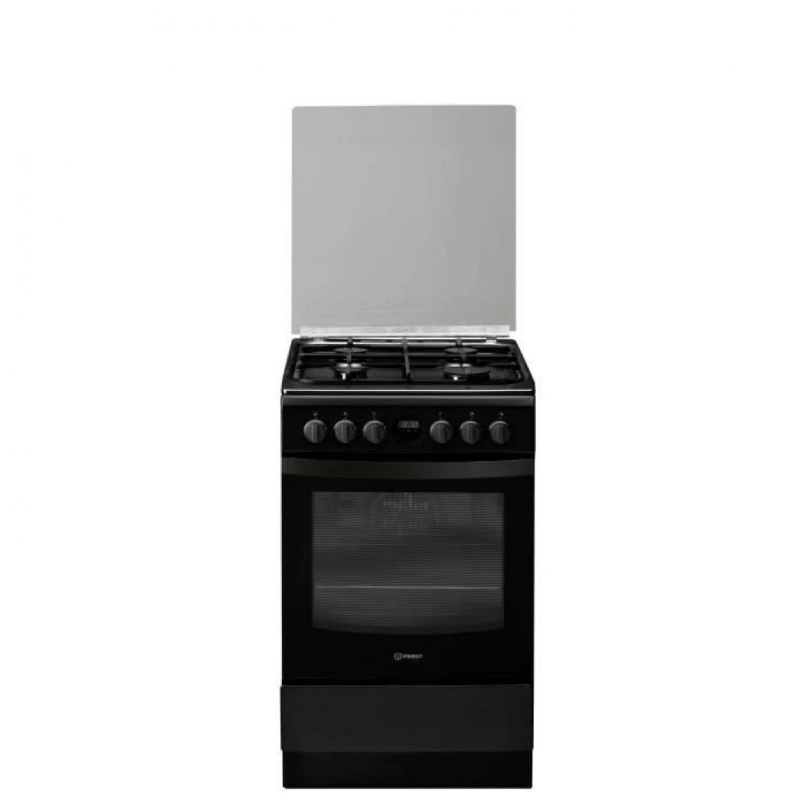 INDESIT - IS5G8CHB/PO - Cuisiniere Mixte Table Gaz - 4 Foyers - 7400W ...