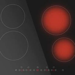 Midea KF400NF Table De Cuisson 6600W 240V Minuterie Individuelle 4 Zones Ver...