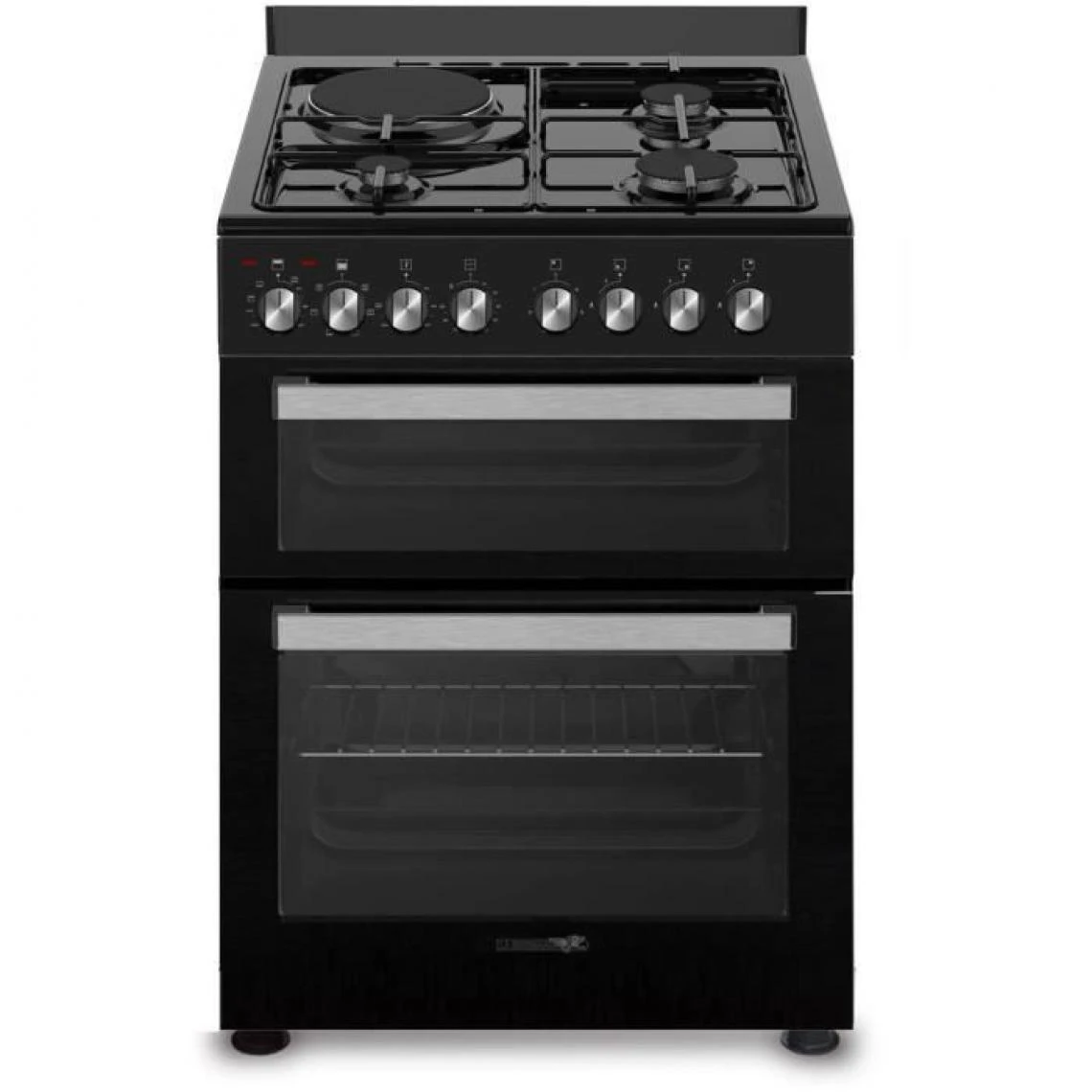 SANS MARQUE LA GERMANIA SM61DFN Cuisiniere 2 Fours Noire