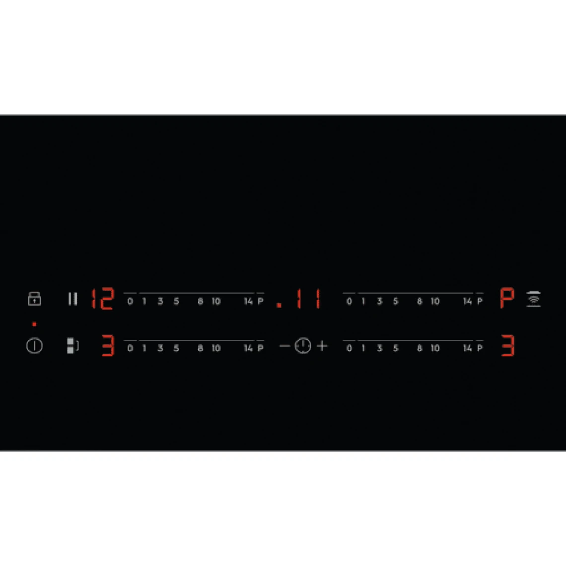 Electrolux LIL83443 Table De Cuisson 80cm 4600W 4 Foyers Vitrocéramique Noir – Image 2