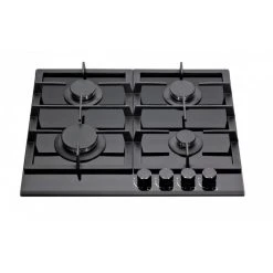 MPM 60-GMH-18 Plaque Noir Intégré (placement) Gaz 4 Zone(s)