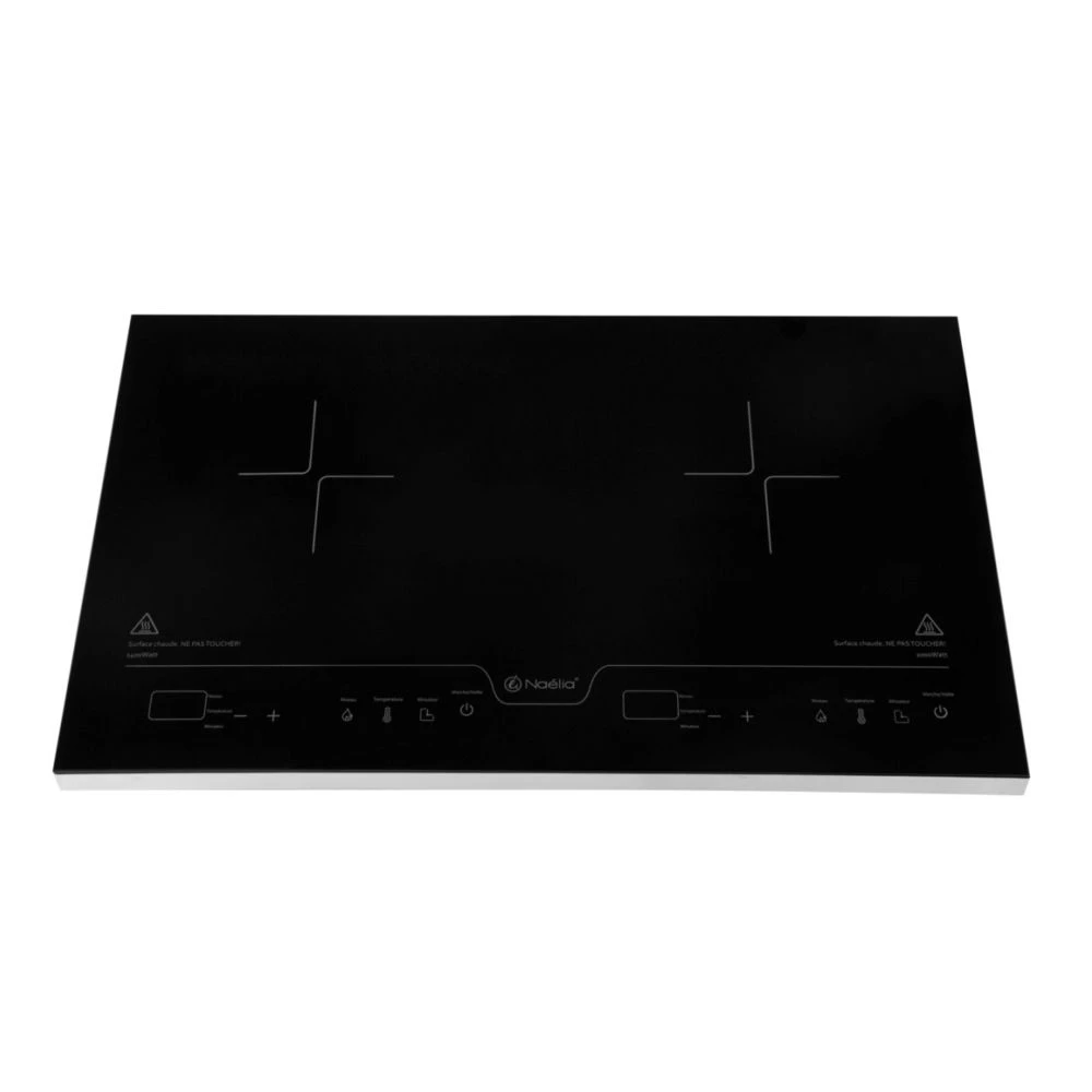 Naelia Double Plaque Induction Vitrocéramique - CGF-06101-NAE
