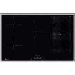 NEFF NZ64 Cuisson à Induction 3300 W 3 Foyers Verre Céramique Noir