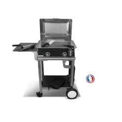 Pack Plancha électrique PLANCHAELEC CLASSIC 600 CARBON - CHARIOT RIVO...