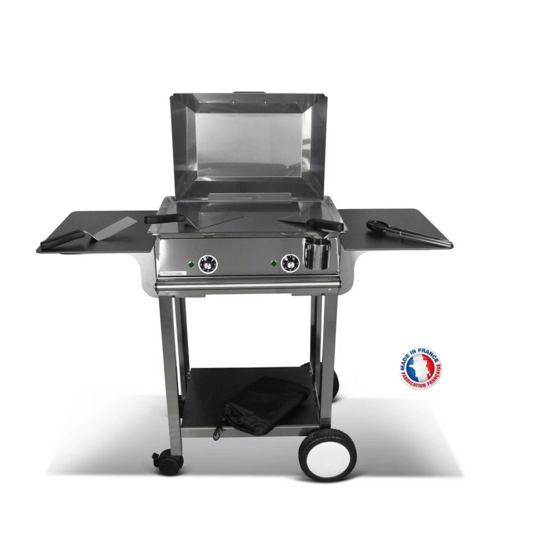 Pack Plancha électrique PLANCHAELEC CLASSIC 600 INOX - CHARIOT RIVOLI