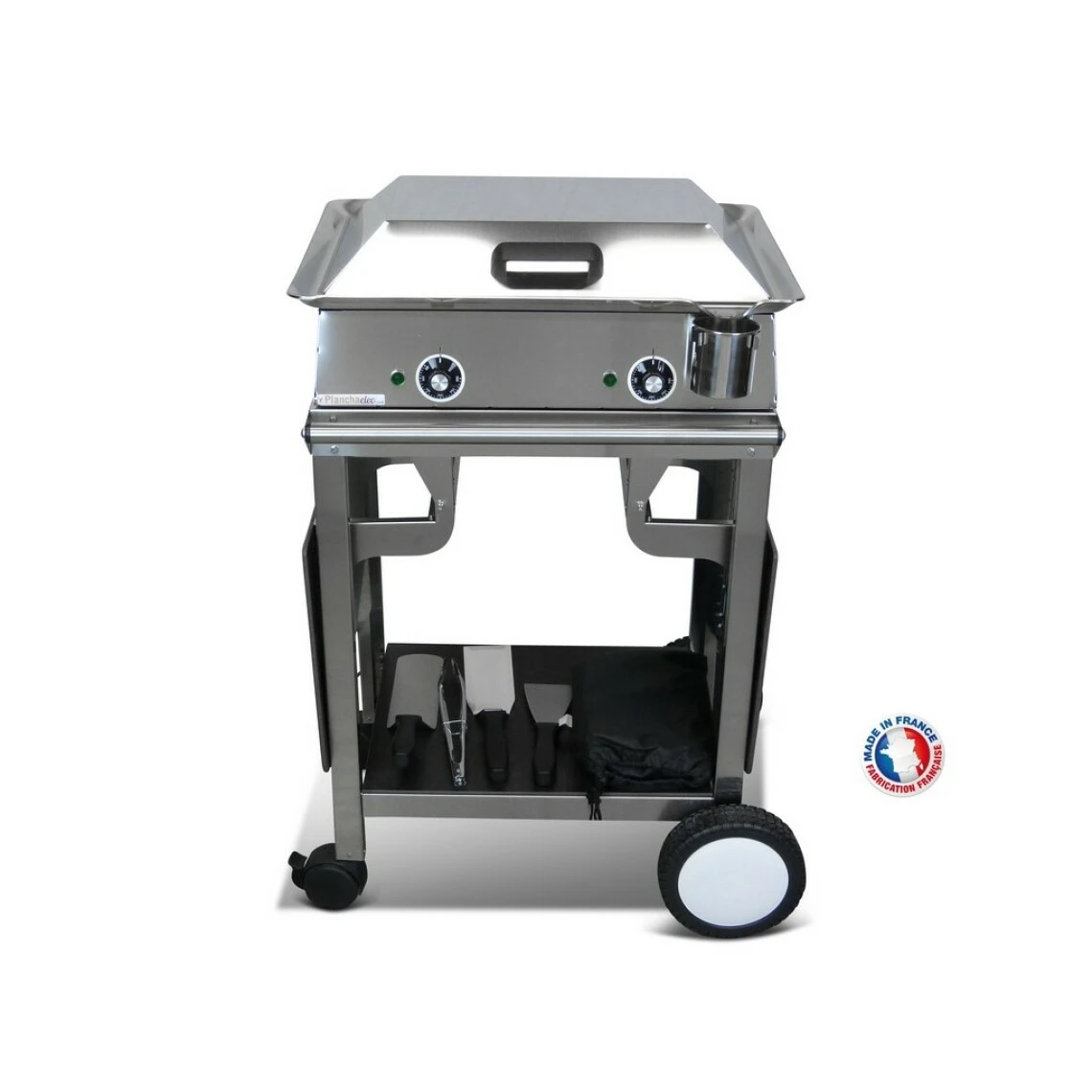 Pack Plancha électrique PLANCHAELEC CLASSIC 600 INOX - CHARIOT RIVOLI – Image 3