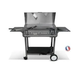 Pack Plancha électrique PLANCHAELEC LUX 830 INOX - CHARIOT RIVOLI