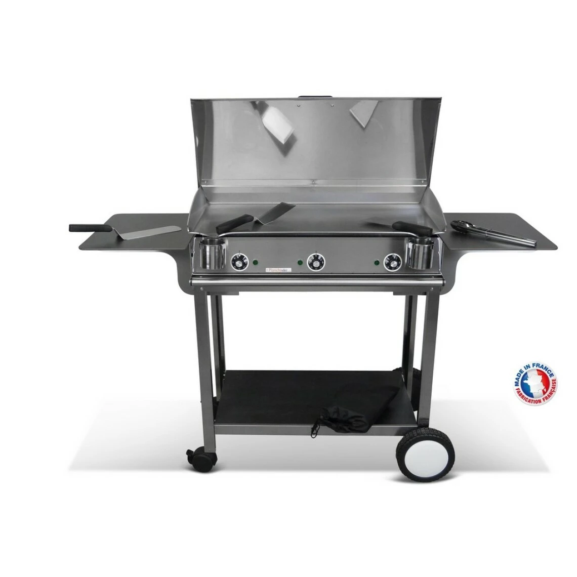 Pack Plancha électrique PLANCHAELEC LUX 830 INOX - CHARIOT RIVOLI