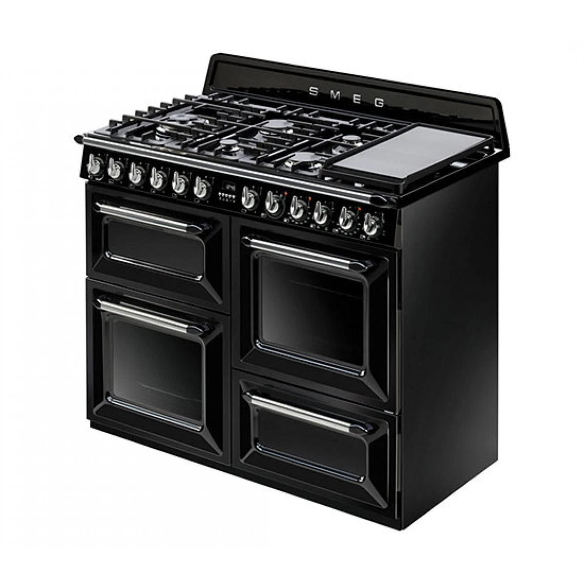 Piano De Cuisson SMEG TR4110BL1 7 Foyers Noir – Image 2