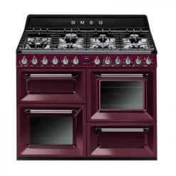 Piano De Cuisson SMEG TR4110RW1 7 Foyers Bordeaux