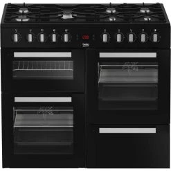 Piano De Cuisson Gaz 159l 7 Feux Noir - Pf335325db - BEKO