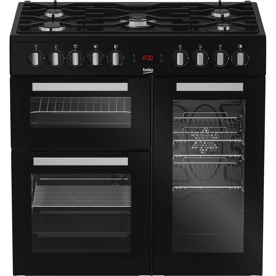 Piano De Cuisson 170l 5 Feux Noir - Ps235315db - BEKO