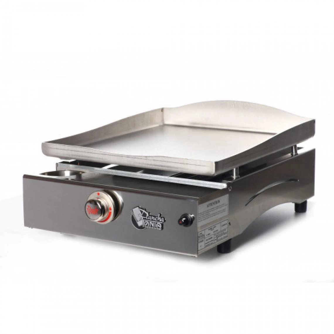 Plancha Tonio Plancha Ă Gaz LAGOA 1 Feu - Plaque Et Caisson INOX - LG2_1F