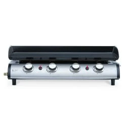 Alice's Garden Plancha Au Gaz 4 Feux, Porthos 4 Brûleurs, 10 KW Barbecue Grande Pla...