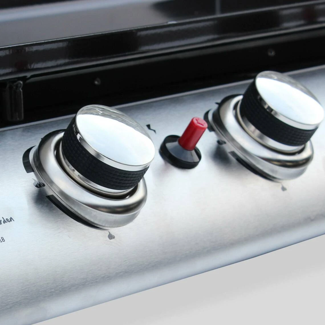 Alice's Garden Plancha Au Gaz 4 Feux, Porthos 4 Brûleurs, 10 KW Barbecue Grande Pla... – Image 3