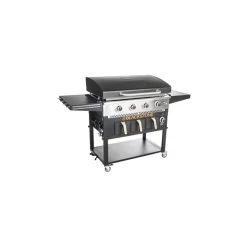 Blackstone Plancha Au Gaz Avec Friteuse à Air Intégrée Airfryer 4 Bruleurs.