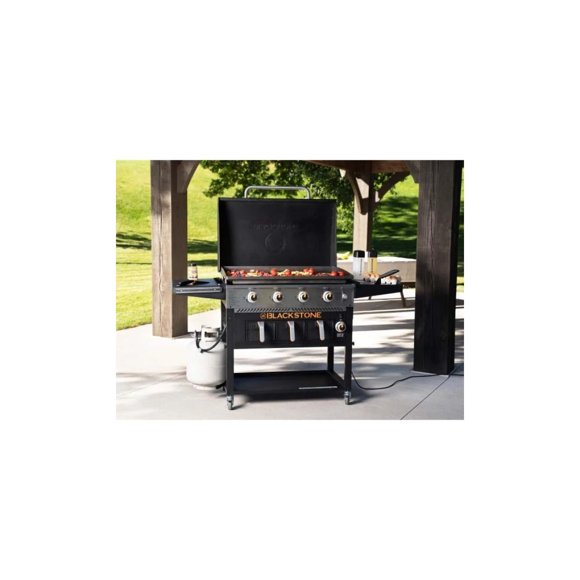 Blackstone Plancha Au Gaz Avec Friteuse à Air Intégrée Airfryer 4 Bruleurs. – Image 2