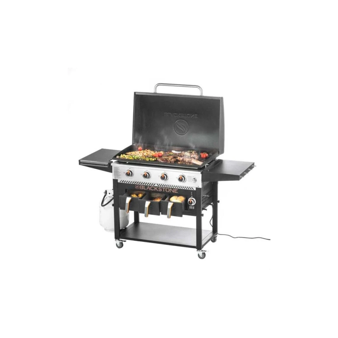 Blackstone Plancha Au Gaz Avec Friteuse à Air Intégrée Airfryer 4 Bruleurs. – Image 3