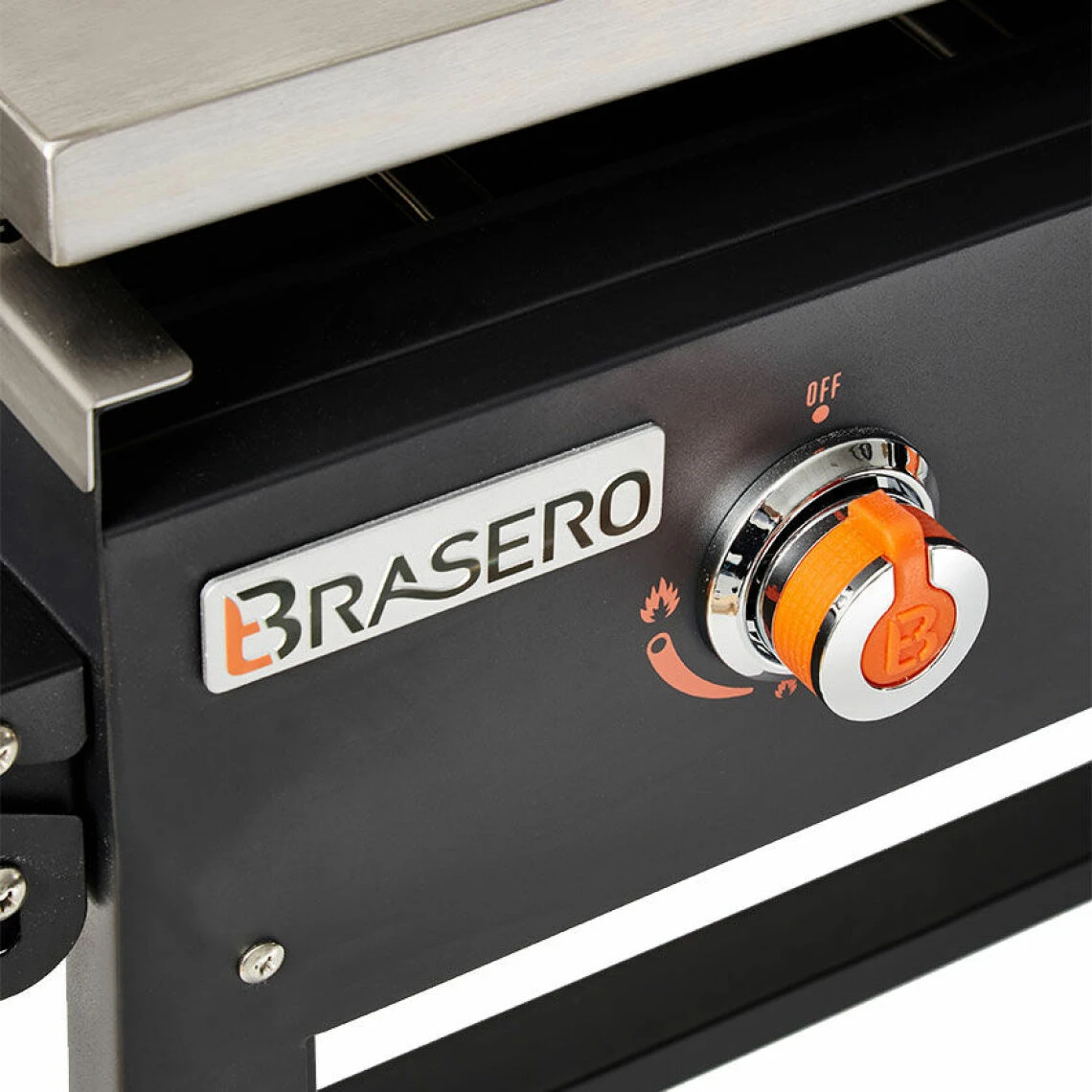 Plancha Au Gaz BRASERO Carmen Sur Chariot - 4 Brûleurs - 90 X 45,5 Cm... – Image 2