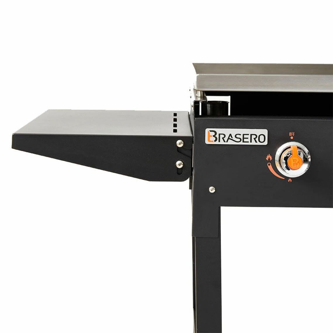 Plancha Au Gaz BRASERO Carmen Sur Chariot - 4 Brûleurs - 90 X 45,5 Cm... – Image 4