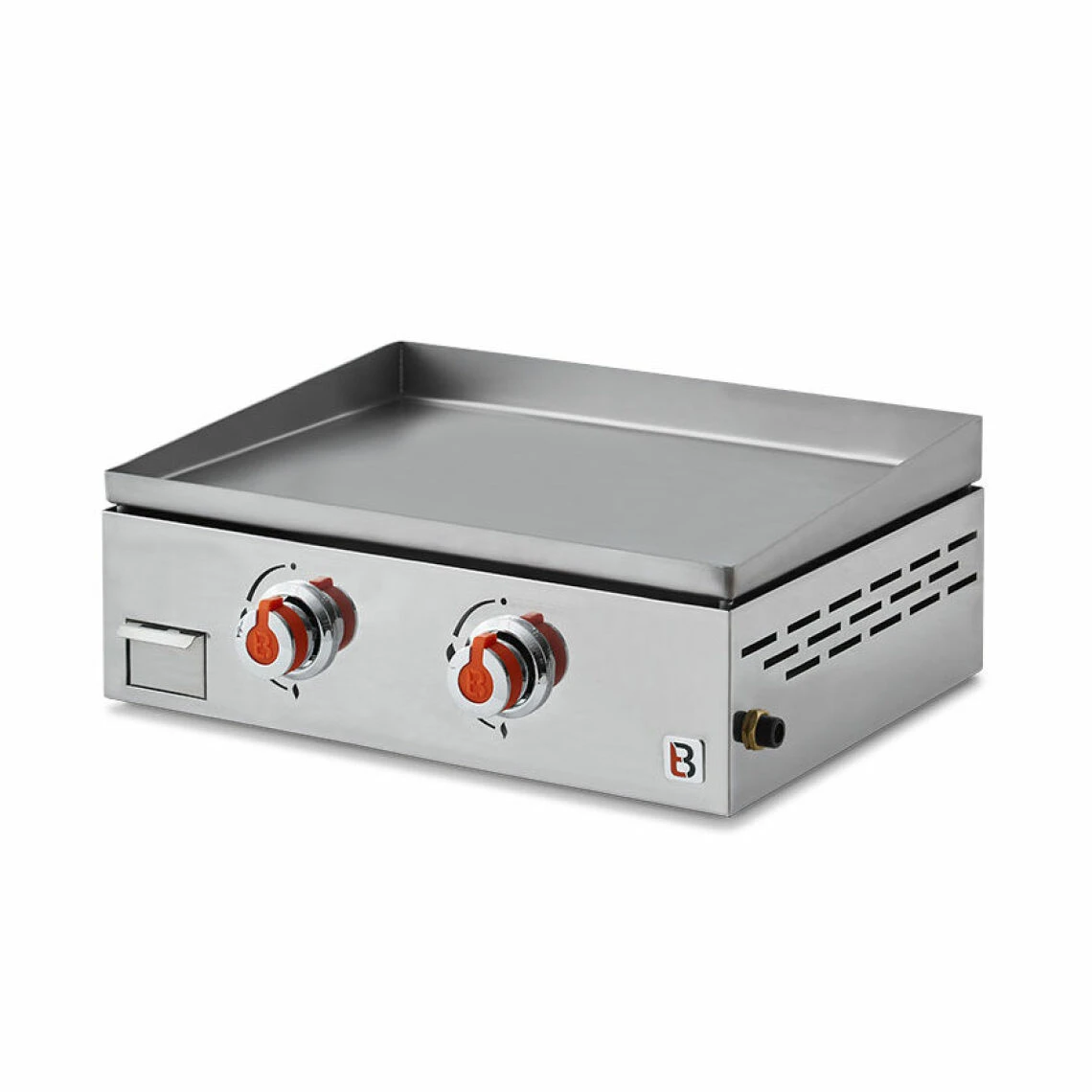 Plancha Au Gaz BRASERO Joana Inox 2 Feux - Surface De Cuisson 53 X 40 ...