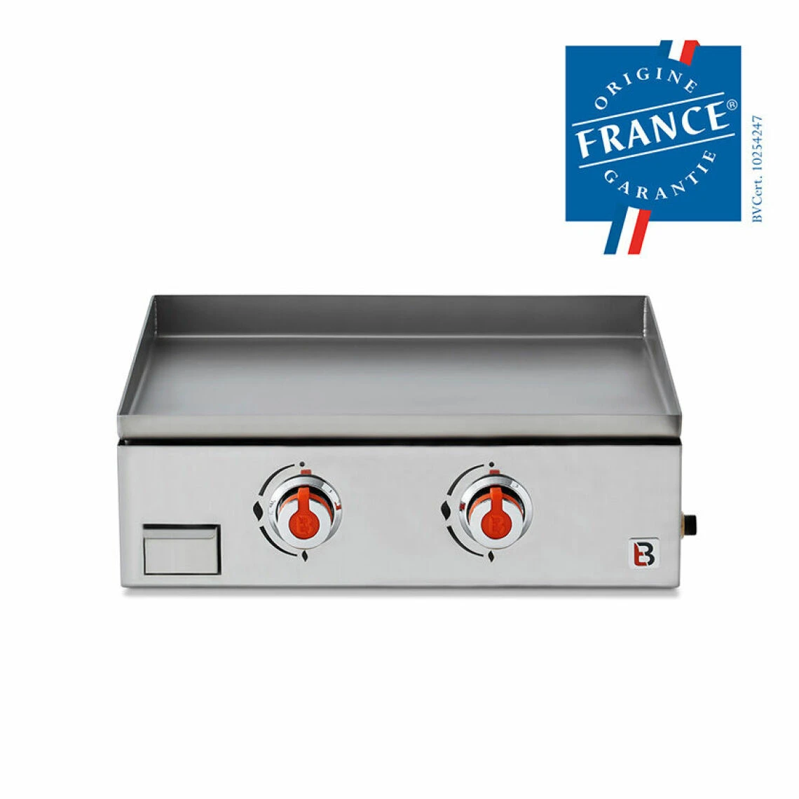 Plancha Au Gaz BRASERO Joana Inox 2 Feux - Surface De Cuisson 53 X 40 ... – Image 2