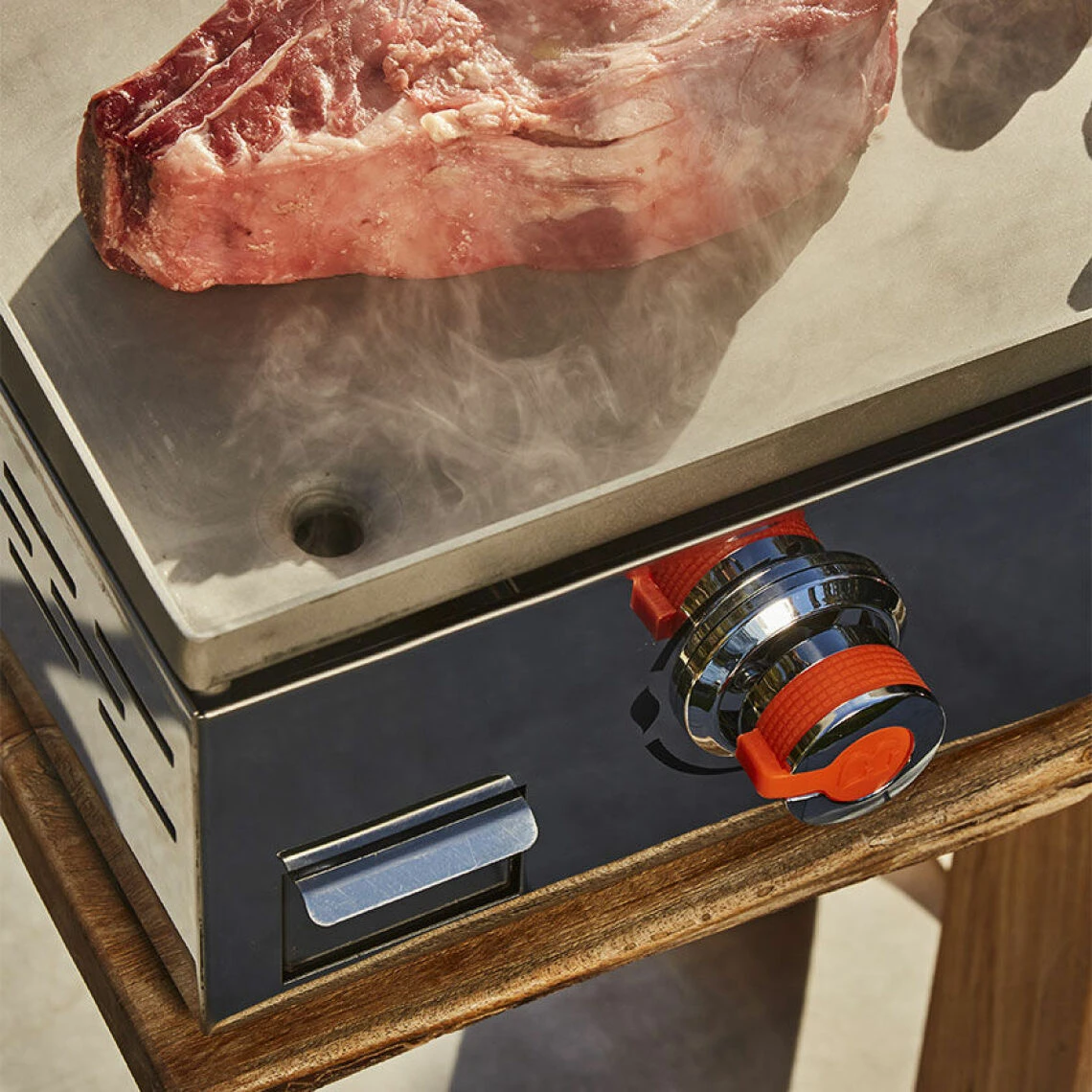 Plancha Au Gaz BRASERO Joana Inox 2 Feux - Surface De Cuisson 53 X 40 ... – Image 4