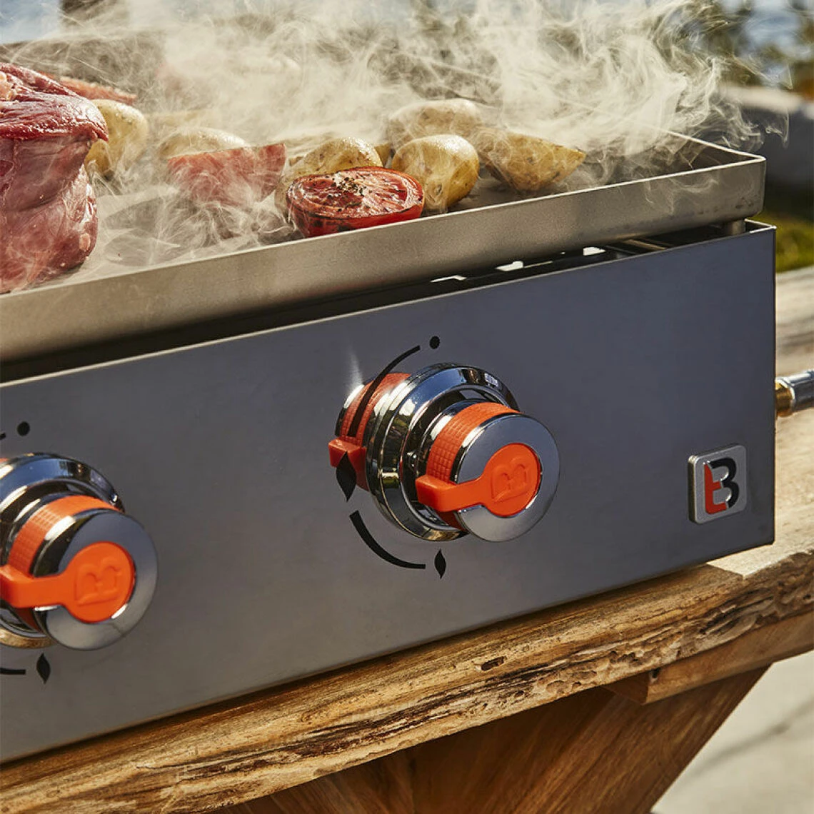 Plancha Au Gaz BRASERO Joana Inox 2 Feux - Surface De Cuisson 53 X 40 ... – Image 5