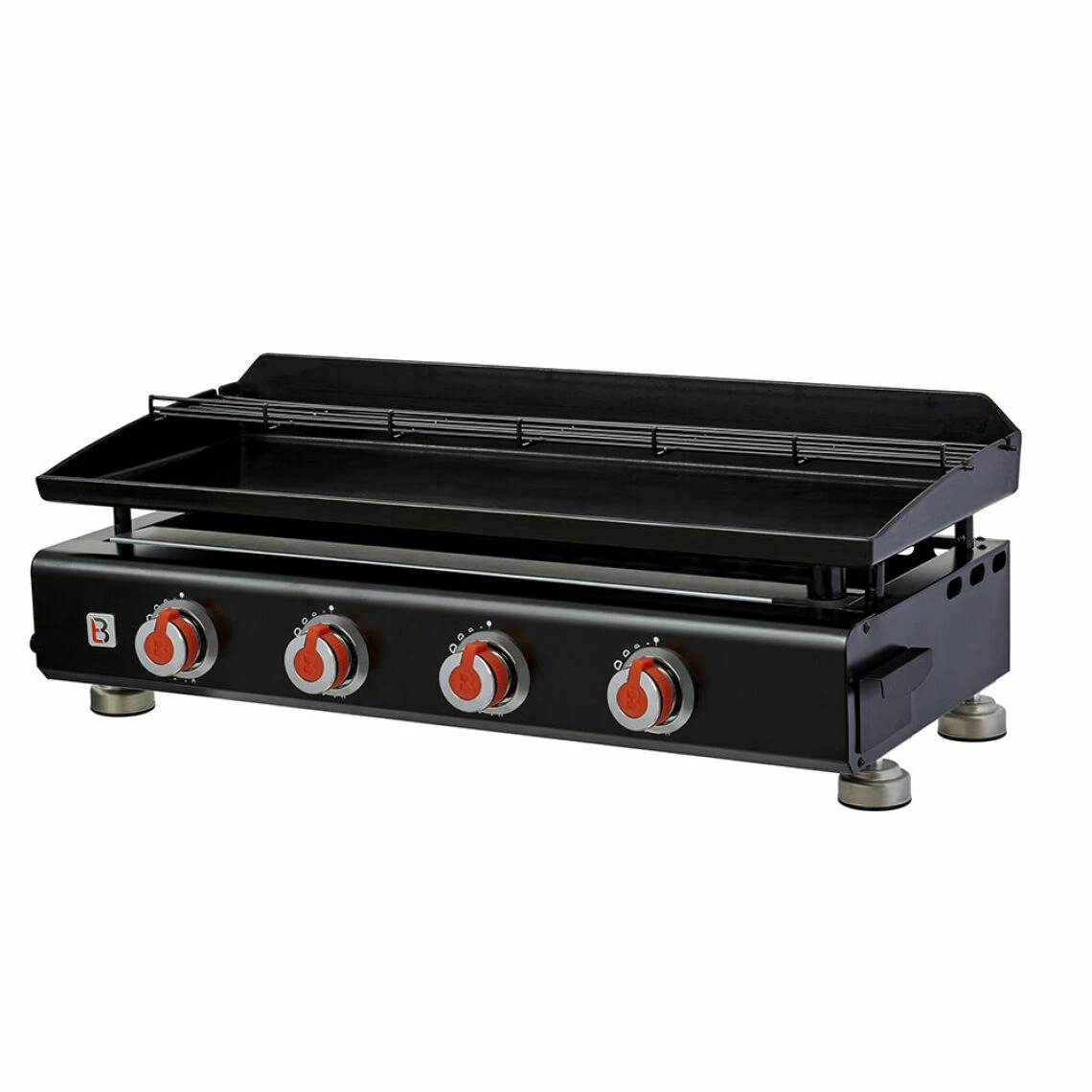 Plancha Au Gaz BRASERO Silvia II G - 4 Brûleurs - 84 X 34 Cm - Acier,...