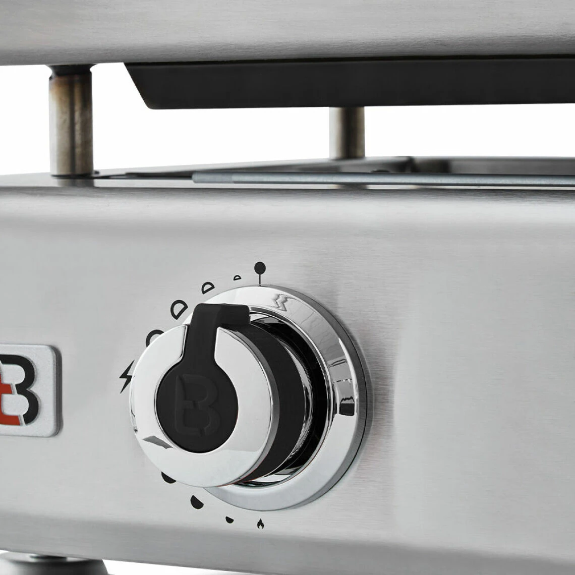 Plancha Au Gaz Brasero Silvia II G Inox - 3 Brûleurs - Surface De Cui... – Image 4