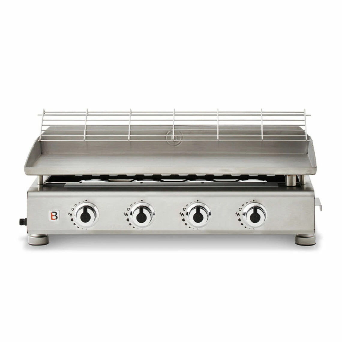 Plancha Au Gaz BRASERO Silvia II G Inox - 4 Brûleurs - Surface De Cui... – Image 2