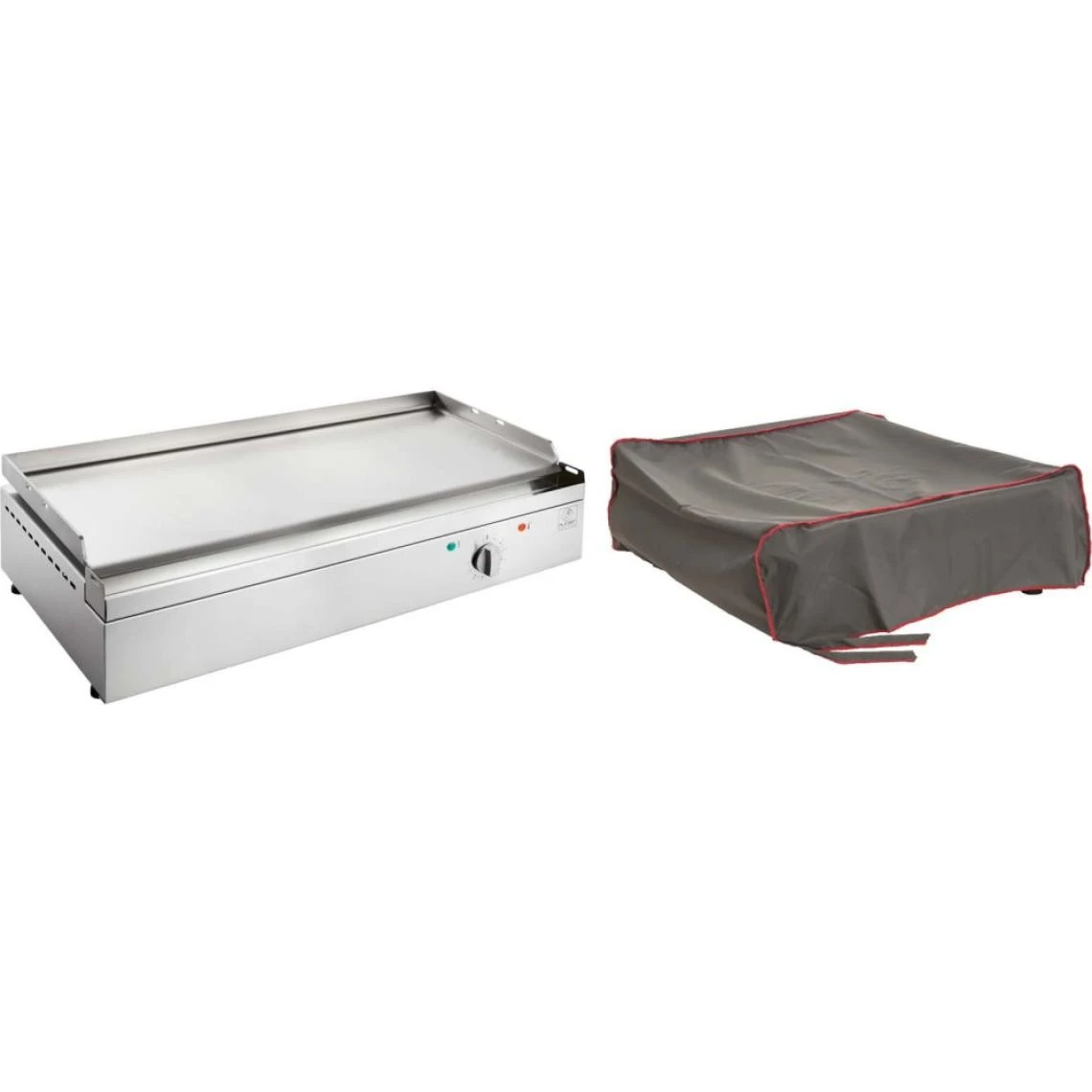 Planet Plancha électrique En Inox Chef 80 Cm Avec Housse.