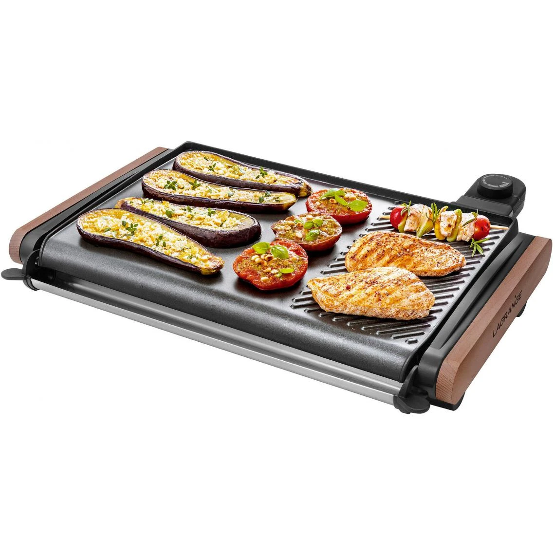 Plancha Gril électrique 2000w 43x28cm - 229011 - LAGRANGE – Image 2