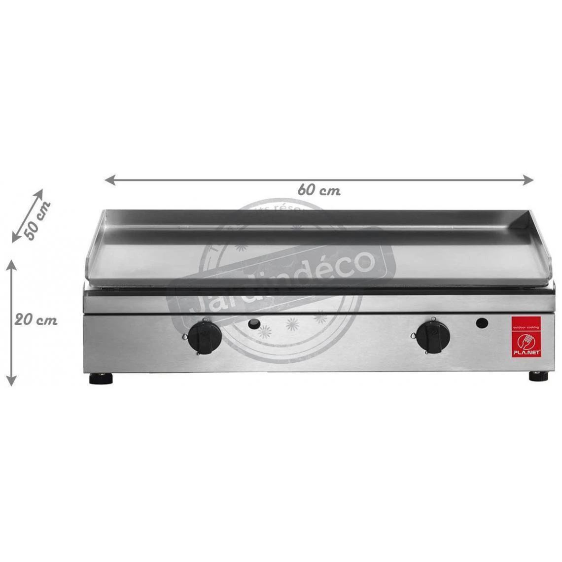Planet Plancha En Inox Avec Housse Alfa 60 Cm. – Image 2